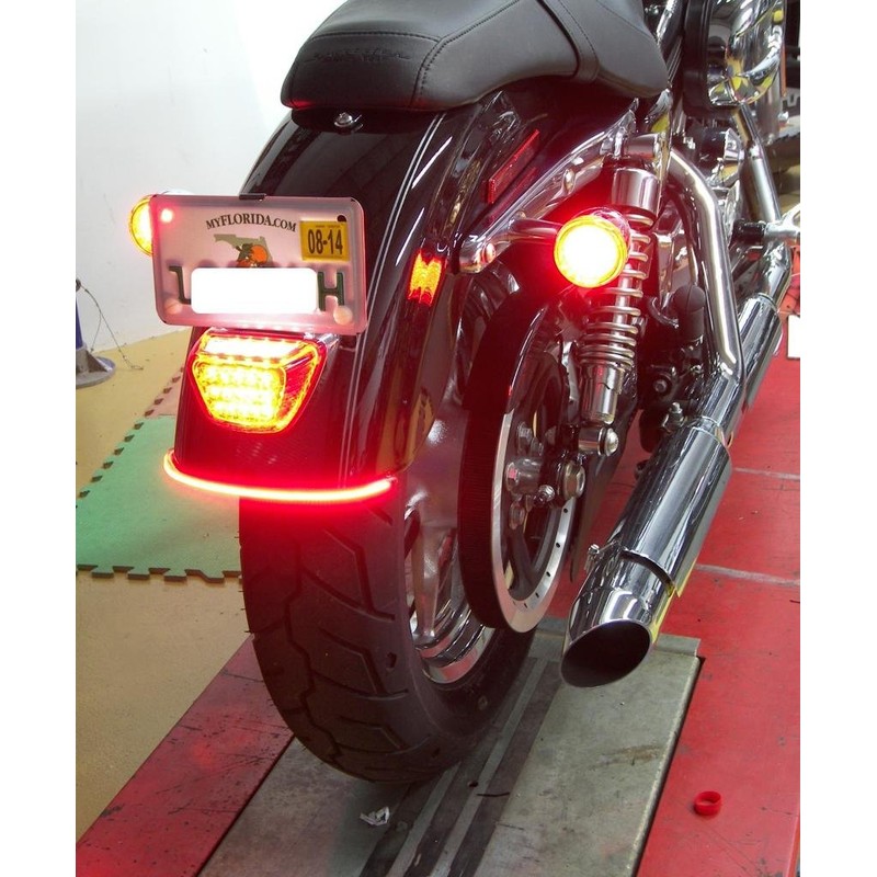 Chrome Glow 4200-50RR LED Flexible Array Motorcycle Auxiliary Running and