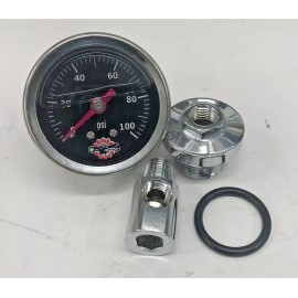 diycycleparts HONDA CB750 OIL PRESSURE GAUGE chopper bobber cafe cb 750 sohc stainless black