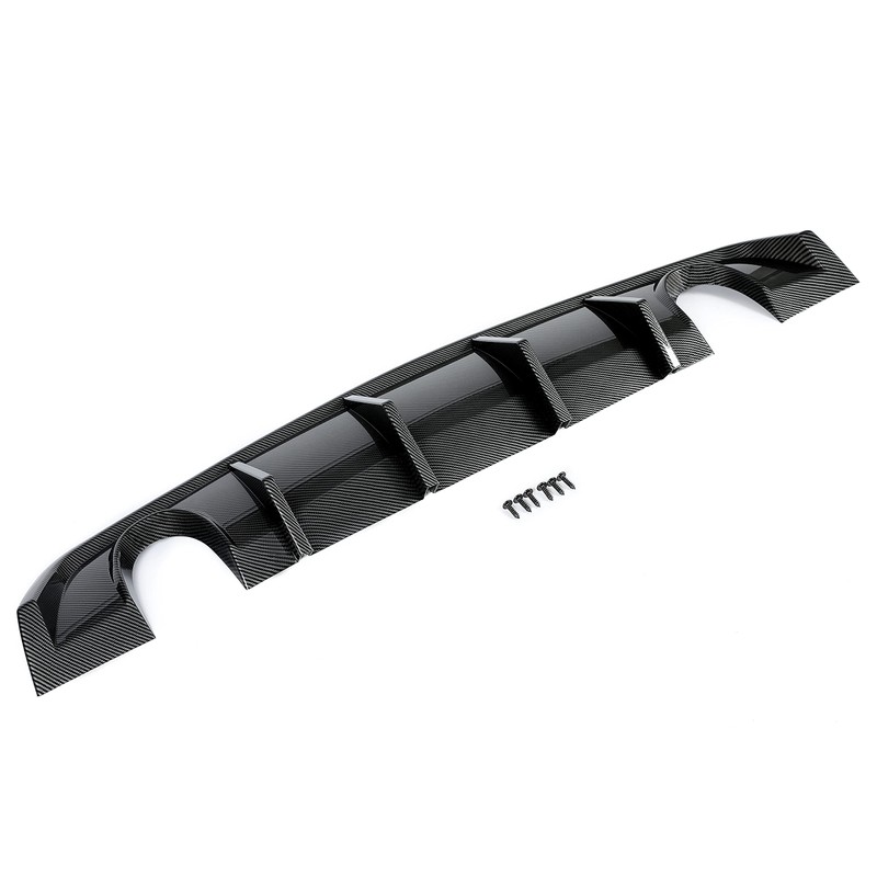 KUAFU Rear Bumper Diffuser Compatible with 2012-2014 Dodge Charger SRT8