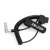 ZBLZGP D-Tap to Right Angle 4 Pin Male Coiled Cable