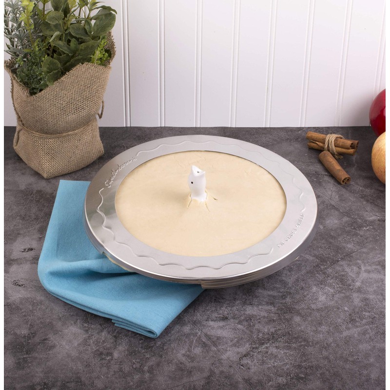 Mrs. Anderson's Baking Pie Bird, 3.75-Inches, Fine White Porcelain