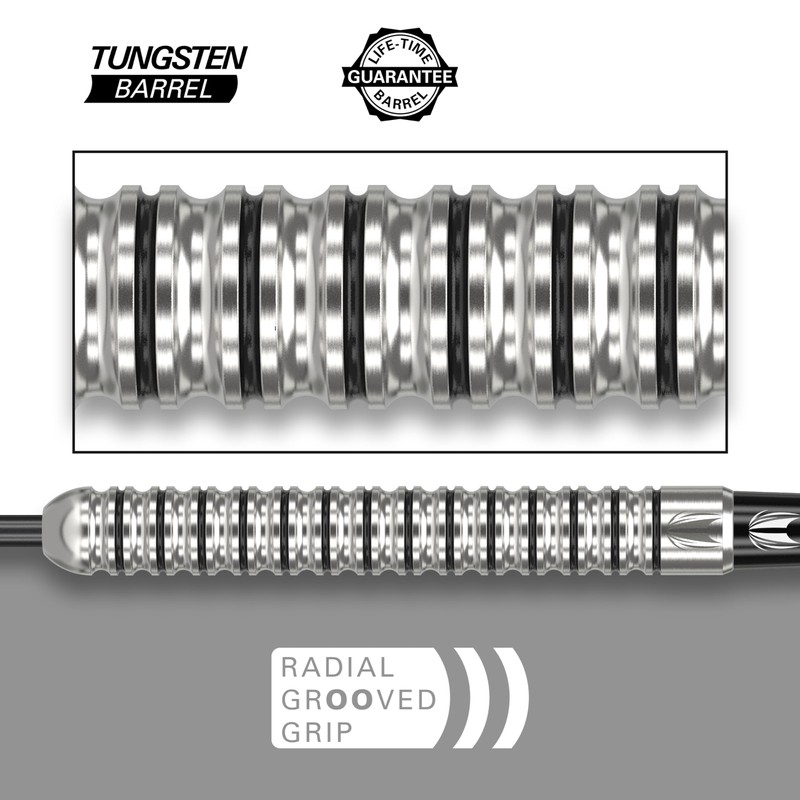 TARGET Darts Artemis 22G Tungsten Steel Tip Darts Set -