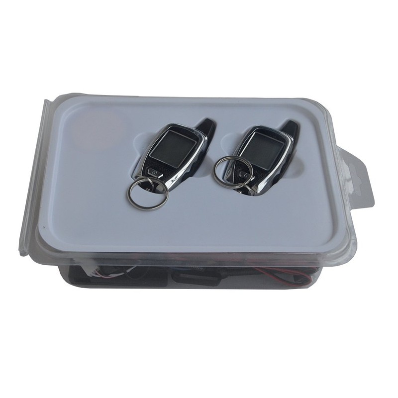 BANVIE 2 Way Motorcycle Security Alarm System with Remote Engine