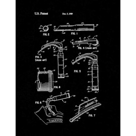 Laryngoscope Patent Print Black Matte (11" x 14") M12699