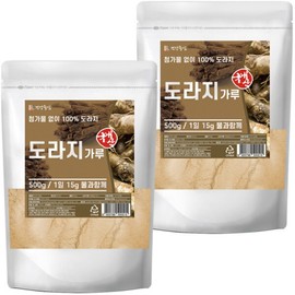 Domestic bellflower root powder 500g, 2 packs, 100% dried bellflower root / 국산 도라지 분말 가루 500g 2개입 말린 도라지 100%