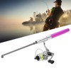 Portable Mini Pen Shape Fishing Rod Pole Pocket Retractable Fishing