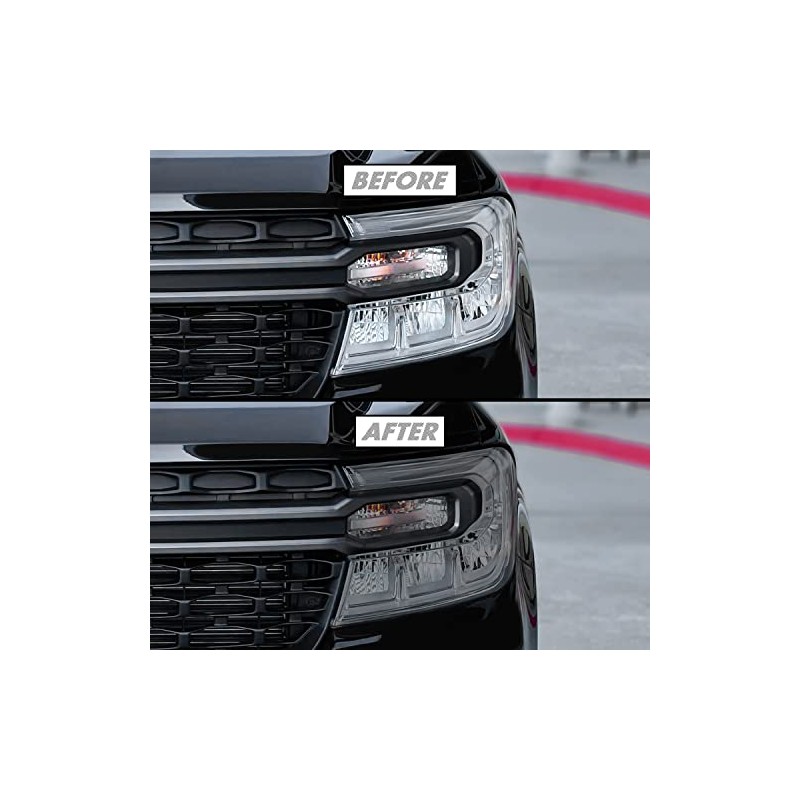 SlickMod PreCut Vinyl Smoke Tint for 2022-2023 Ford Maverick Headlight