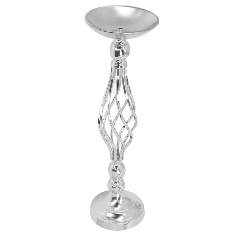 Table Candlestick Ornament Iron Twisted Curb Candle Holder Decorative Ornament