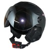 Protectwear Ski helmet MS95 black matt with two visors folding