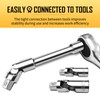 BOEN 3-Piece Universal Joint Socket Adapter Set, 1/2", 3/8", and