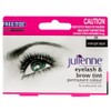 Julienne Eyelash Eyebrow Tint 15ml Dye Black + Free Eyelash