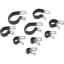 Insulated Fuel Line Tubing Mount Clamps, 3/8 Inch, Bag of 10