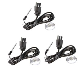 Rid Volt TAAM Professional Submersible Titanium Grounding Ground Probe with Suction Mount for Aquarium Fish Tank (3 Packs)