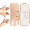 2pcs Castor Oil Packs Organic Cotton for Hands, Reusable Hand