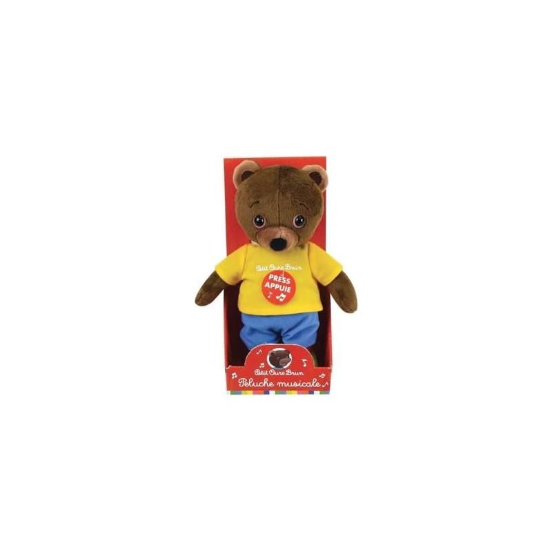 Jemini 023799 Little Bear Brown Plush Music +/20 cm