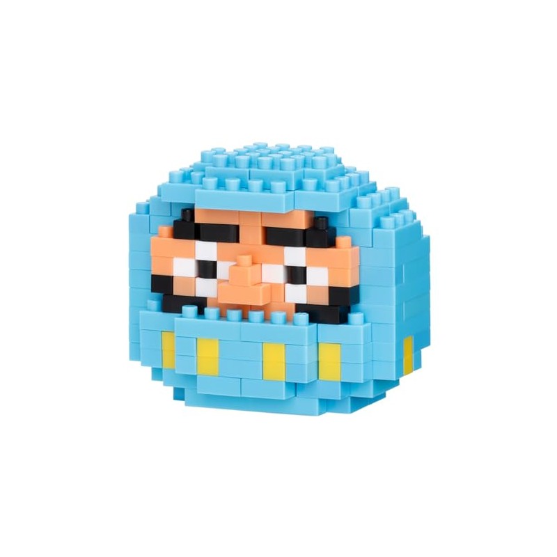 ナノブロック-カルチャー-だるま(青)コレクションシリーズ組み立てキット