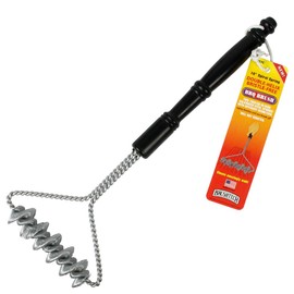 Brushtech 16" Spiral Spring Double Helix Bristle Free BBQ Grill Brush B457C