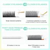 NAGARAKU 3D W Eyelash Extensions, W Shape Eyelash Extension, Self-Fanning