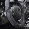 Elantrip Leather Steering Wheel Cover Great Grip with 3D Honeycomb