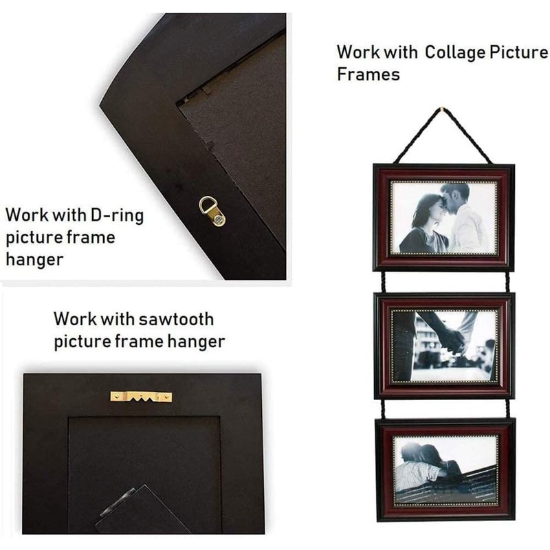 Sixstore 172 Piece Picture Hanging Set, Quality Picture Hooks, Eyelet