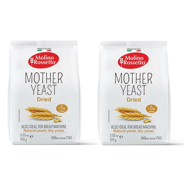 Molino Rossetto Instant Rapid-Rise Dry Yeast for Baking Bread, Cake,