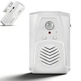 EFCWGIA Motion Activated Sound Player with Loud Speaker, PIR Talking Replaceable Voice Motion Sensor, Support Voice File Replacement on Computer Through USB Interface, but not Support to Read SD Card