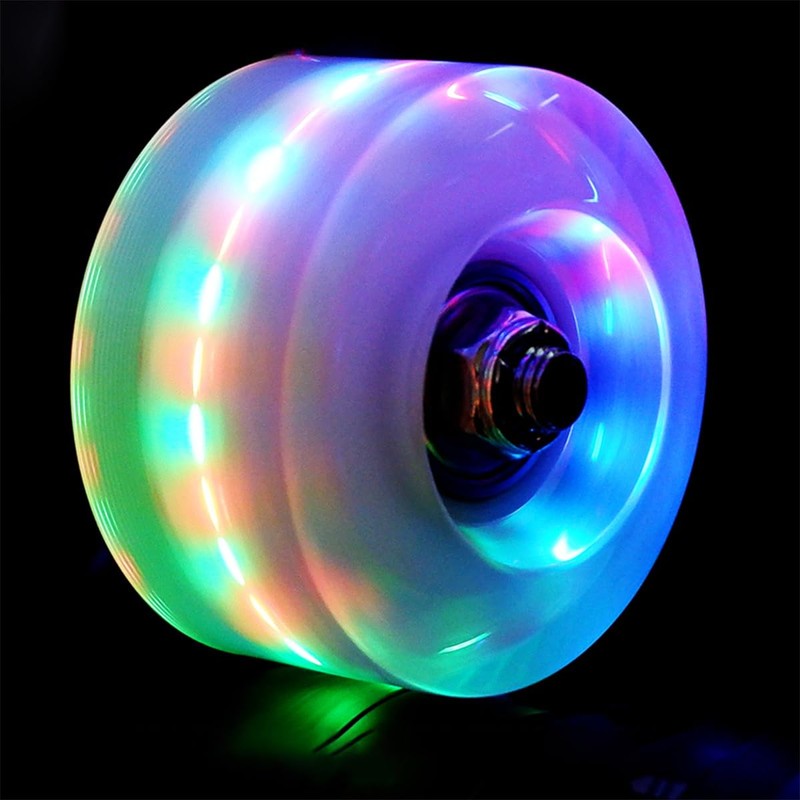 ieron LED Light Up Roller,Flash Skate Wheels,4 Pack Luminous Light