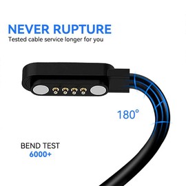 Compatible with PLAUD Note Voice Recorder Charger, Magnetic Replacement Charger Compatible for PLAUD Note Voice Recorder (Black)