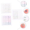 minkissy Rhinestones Sticker Set Crystal Nail Art Rhinestones for Face