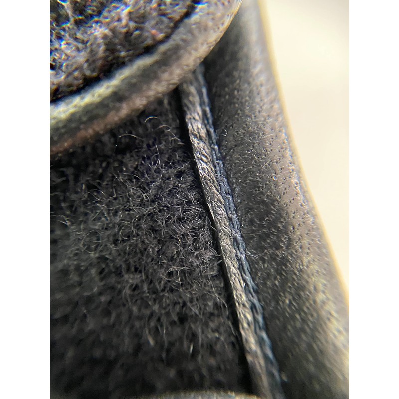 CLASSE77 - Wool Cashmere Gloves Lined with Leather Edging for