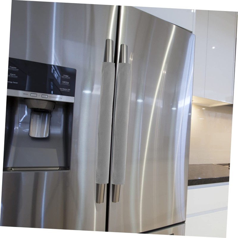 KOMBIUDA 2pcs Refrigerator Door Handle Kitchen Appliance Handle Protectors Prevent