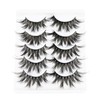 5 Pairs False Eyelashes Natural Fake Eyelashes Fluffy Hand-made Eyelashes