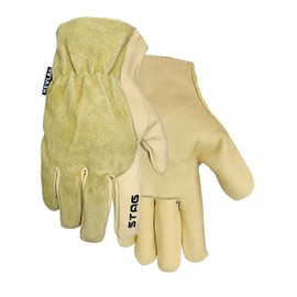 Kevlar Work Gloves Men-232 X-Large Welding Glove Cowhide Leather Work Glove Water Repellent, Working Man Consturction
