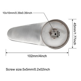 QINGSHENG 1set Faucet Handle Faucet Replacement Parts，Universal Single Handle Lever Tap Replacement Kit Set，Faucet Handle for 35mm Faucet Valve(2#)