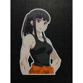 Maki Oze Fire Force Glossy Sticker Anime Waterproof!