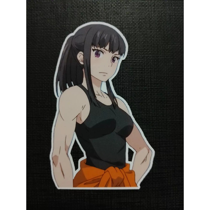 Maki Oze Fire Force Glossy Sticker Anime Waterproof!