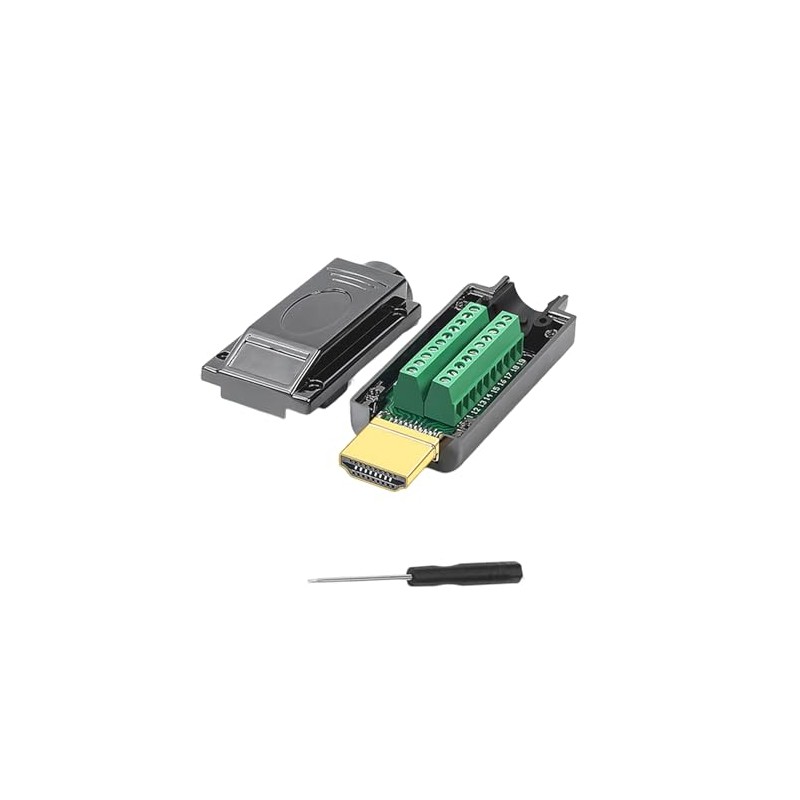daier 2 Pack Metal HDMI Solderless Adapter, HDMI Repair Adapter