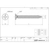 DAIDOHANT 10174309 Light Duty Screws, Uniqlo (Nominal Diameter d) 1.4
