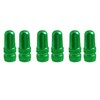 Set of 6 Premium Anodized Alloy Presta Valve Stem Caps