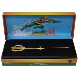 FANATTIK DC Aquaman Limited Edition 24K Gold Plated Miniature Trident