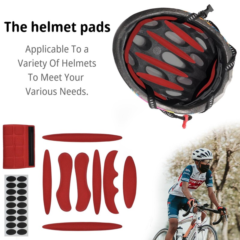 1 Set Cycle Helmet Pads, Helmet Padding Kit, Universal Foam