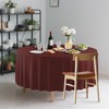 CXPSINC 2 Pack Premium Disposable Plastic Tablecloth 84" Round Table