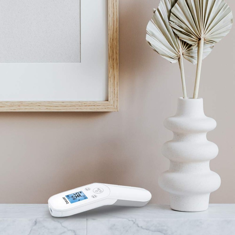 Beurer FT 85 contactless digital infrared thermometer, fever thermometer for