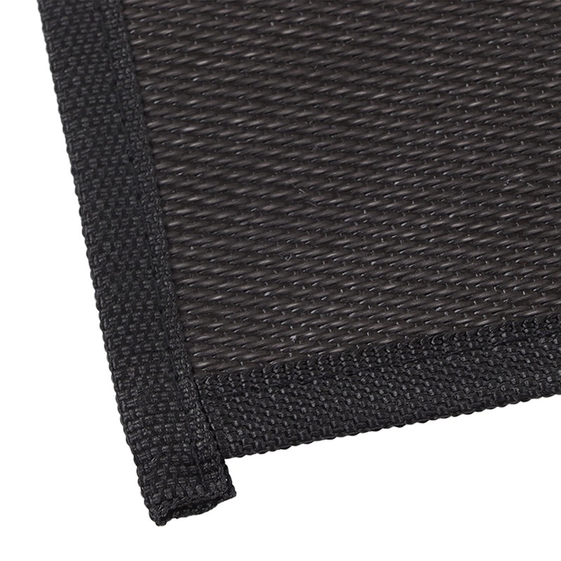 Grill Mat Fireproof Heat Resistant Insulated Pad Protector Black for
