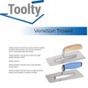 Toolty Stainless Steel Venetian 9.5" Plastering Trowel - 240mm -