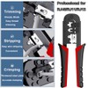 LEATBUY Crimper Set RJ45 Crimp LAN Ethernet CAT5 CAT6 Crimping