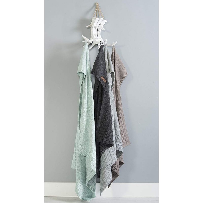 Baby's Only Hooded Bath Towel Braid Knitted 82 x 82