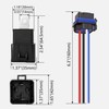 Weasch 2 Pack Waterproof Relay Kit, 24V 40A, 4 Pin