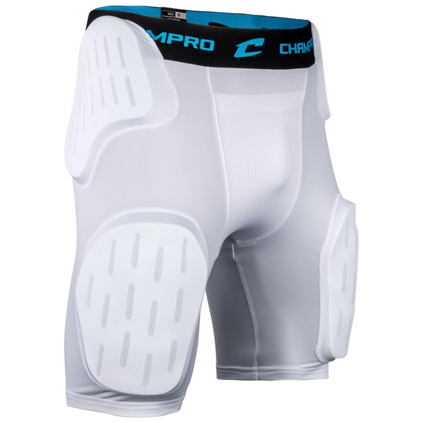 Champro Formation 5-Pad Girdle Adult M White