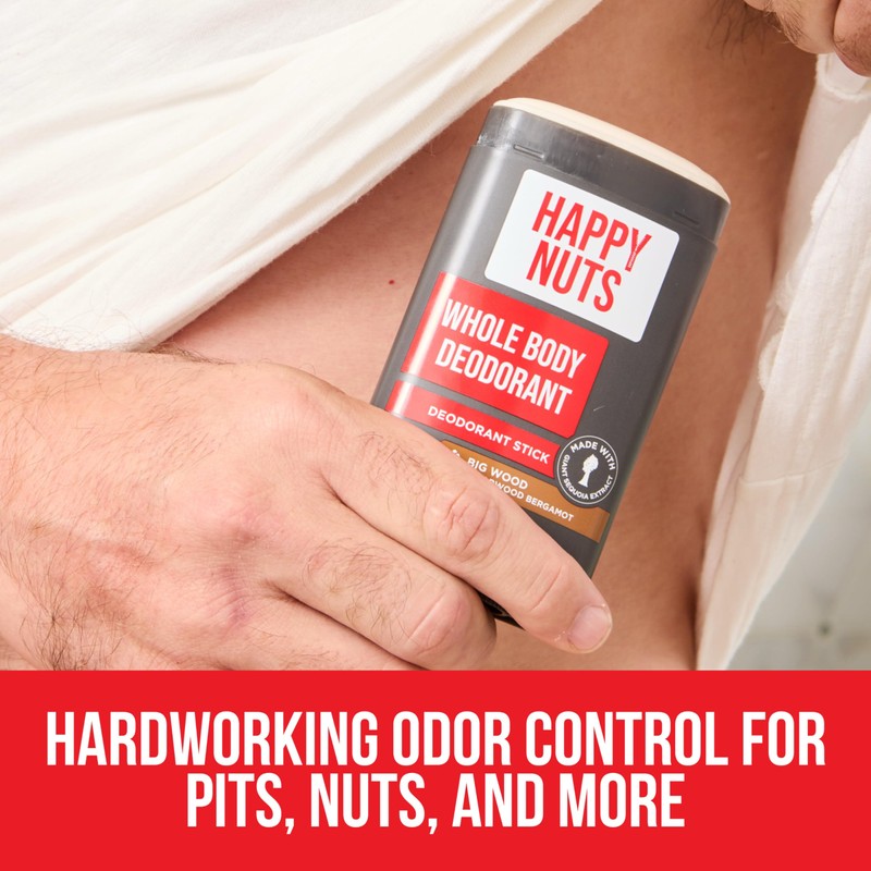 Happy Nuts Whole Body Deodorant for Men - Full Body